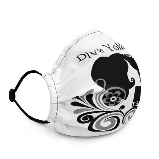 Diva Yolan Logo Premium Face Mask