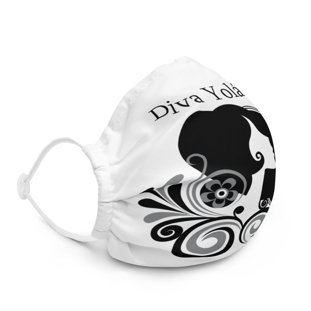 Diva Yolan Logo Premium Face Mask