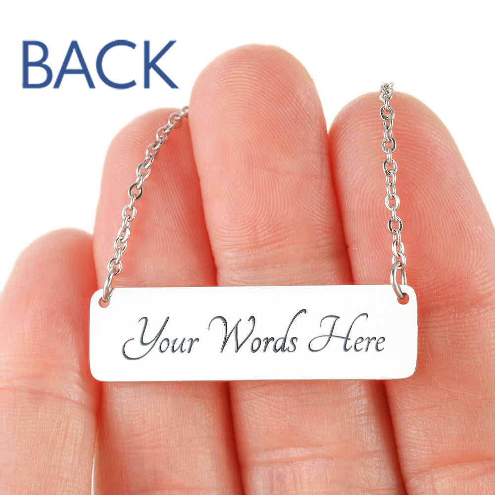 Logo Bar Necklace