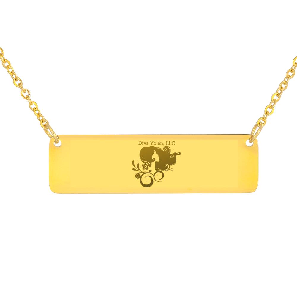 Logo Bar Necklace